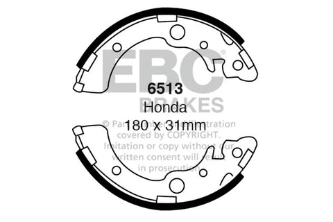 EBC Brake Shoe Replacement Set (6437)