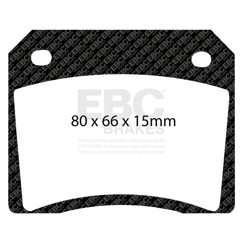 EBC Greenstuff 2000 Series Sport Brake Pad Set (DP2101)