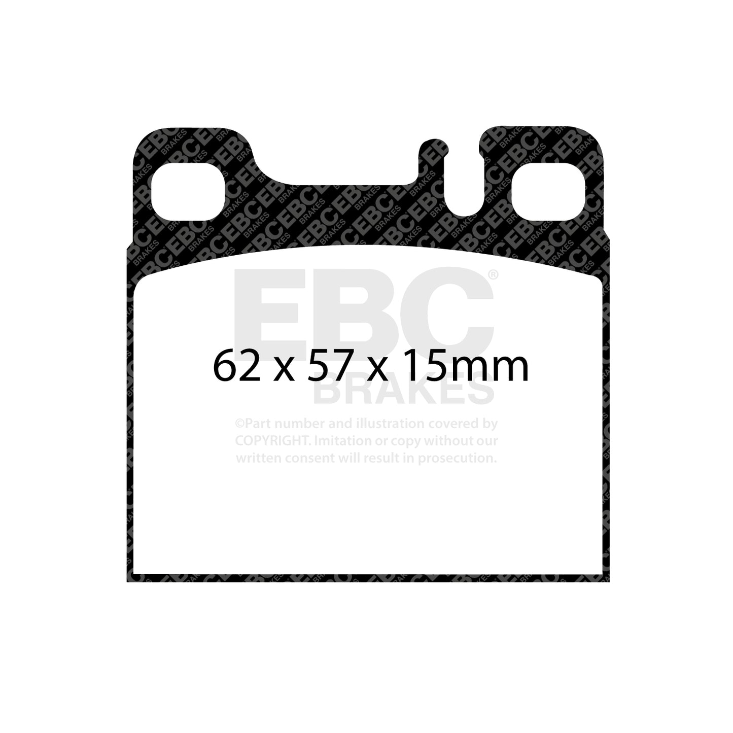 EBC Ultimax OE Replacement Brake Pad Set (DP1027)