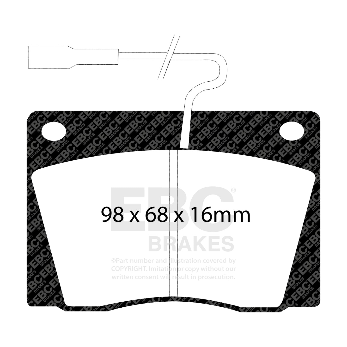 EBC Ultimax OE Replacement Brake Pad Set (DP1028)