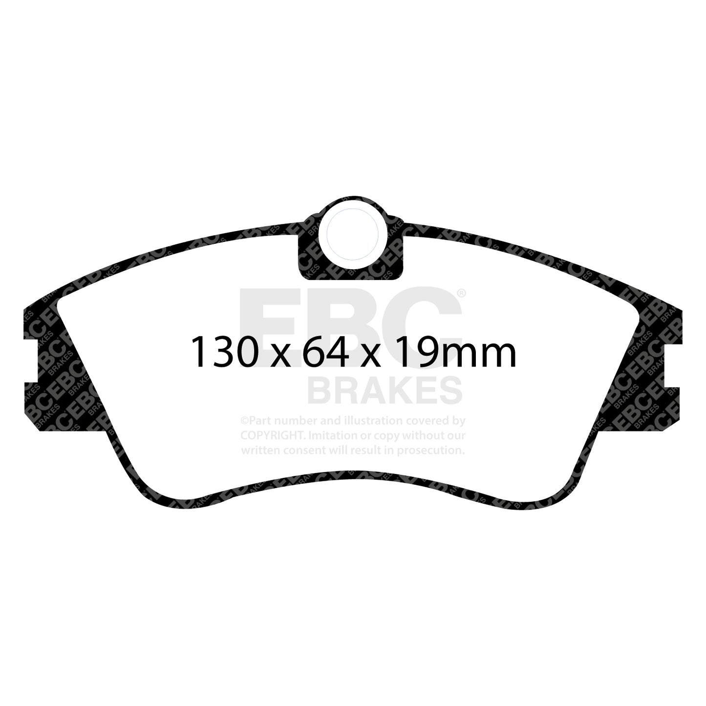 EBC Ultimax OE Replacement Brake Pad Set (DP1030)