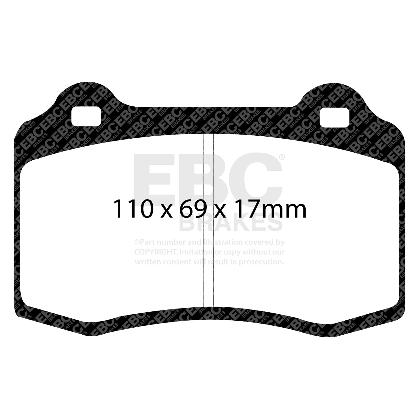 EBC Redstuff 3000 Series Sport Brake Pad Set (DP31031C)