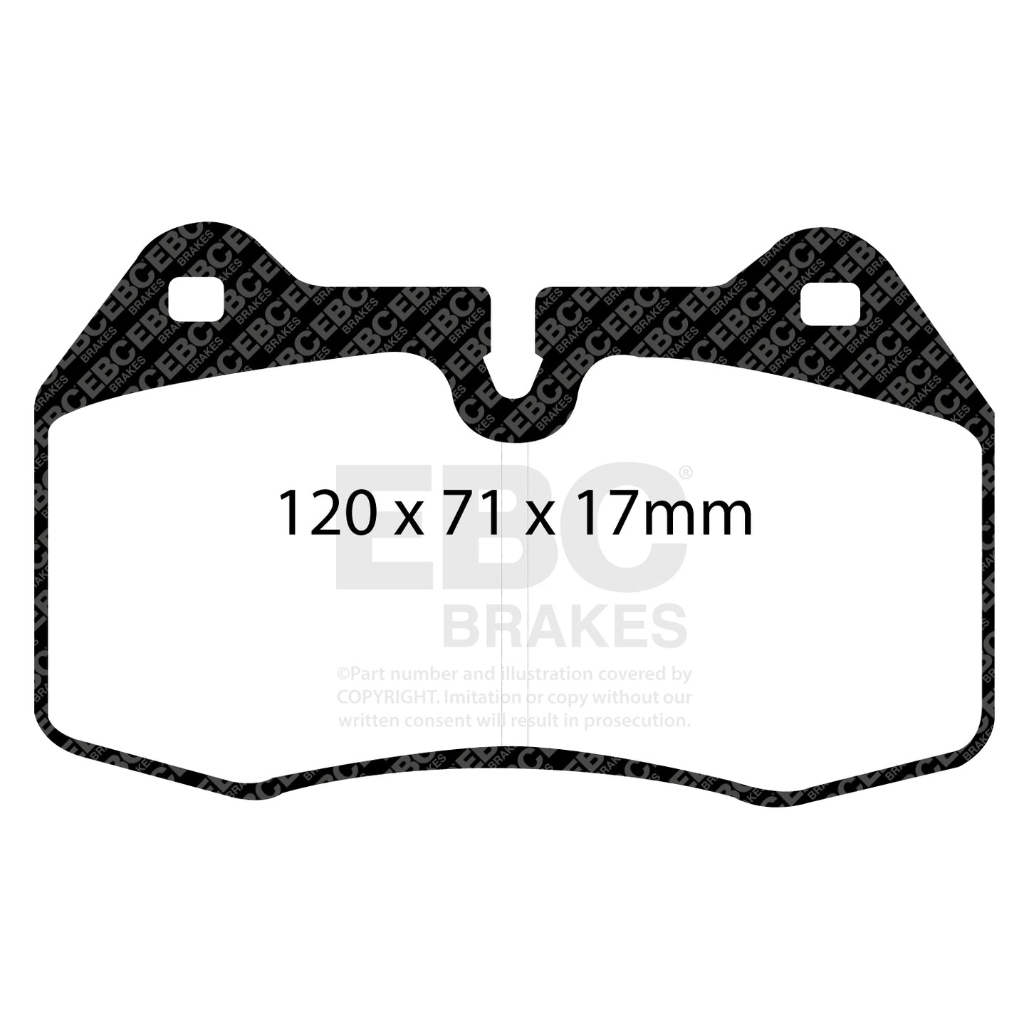 EBC Greenstuff 2000 Series Sport Brake Pad Set (DP21032)