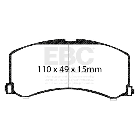 EBC Ultimax OE Replacement Brake Pad Set (DP1041)