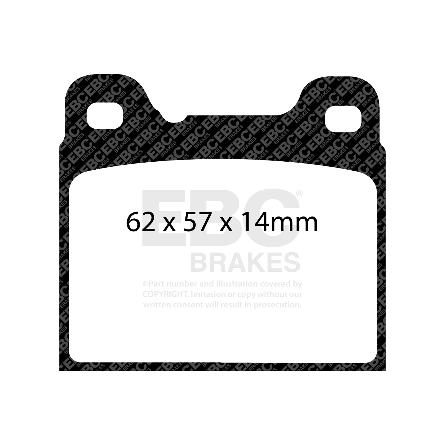 EBC Redstuff 3000 Series Sport Brake Pad Set (DP31043C)