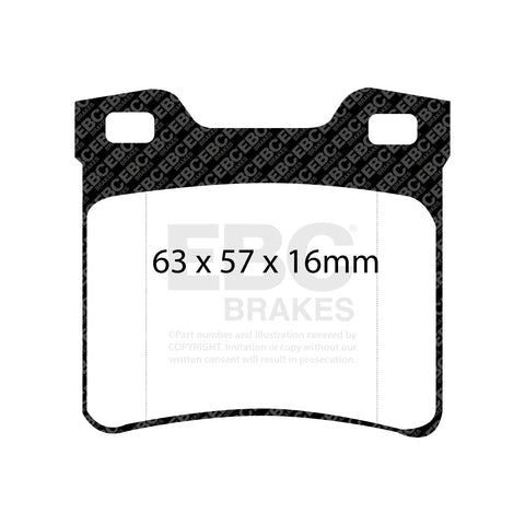 EBC Ultimax OE Replacement Brake Pad Set (DP1048)