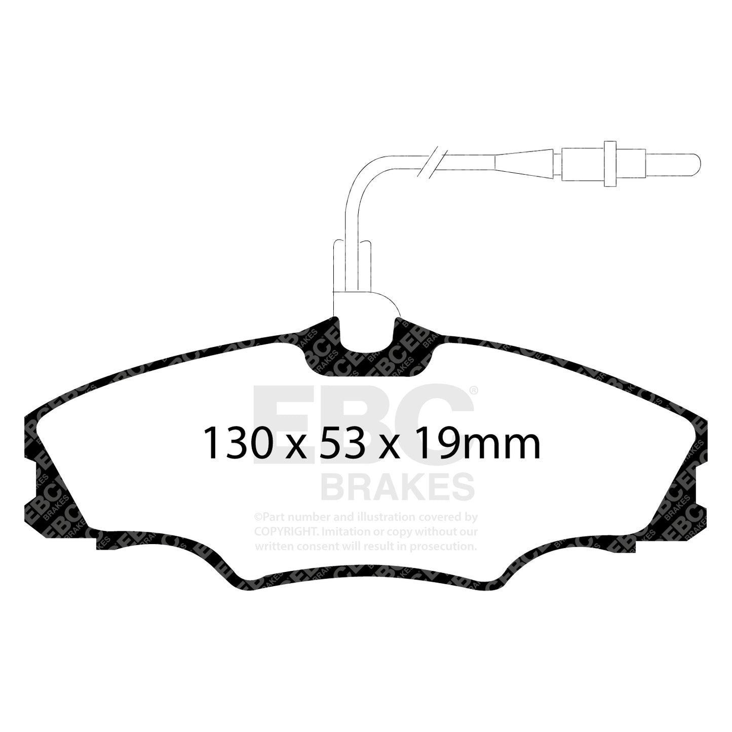 EBC Ultimax OE Replacement Brake Pad Set (DP1049)