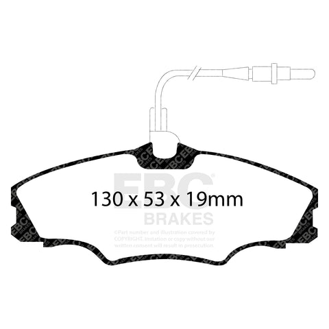 EBC Ultimax OE Replacement Brake Pad Set (DP1049)