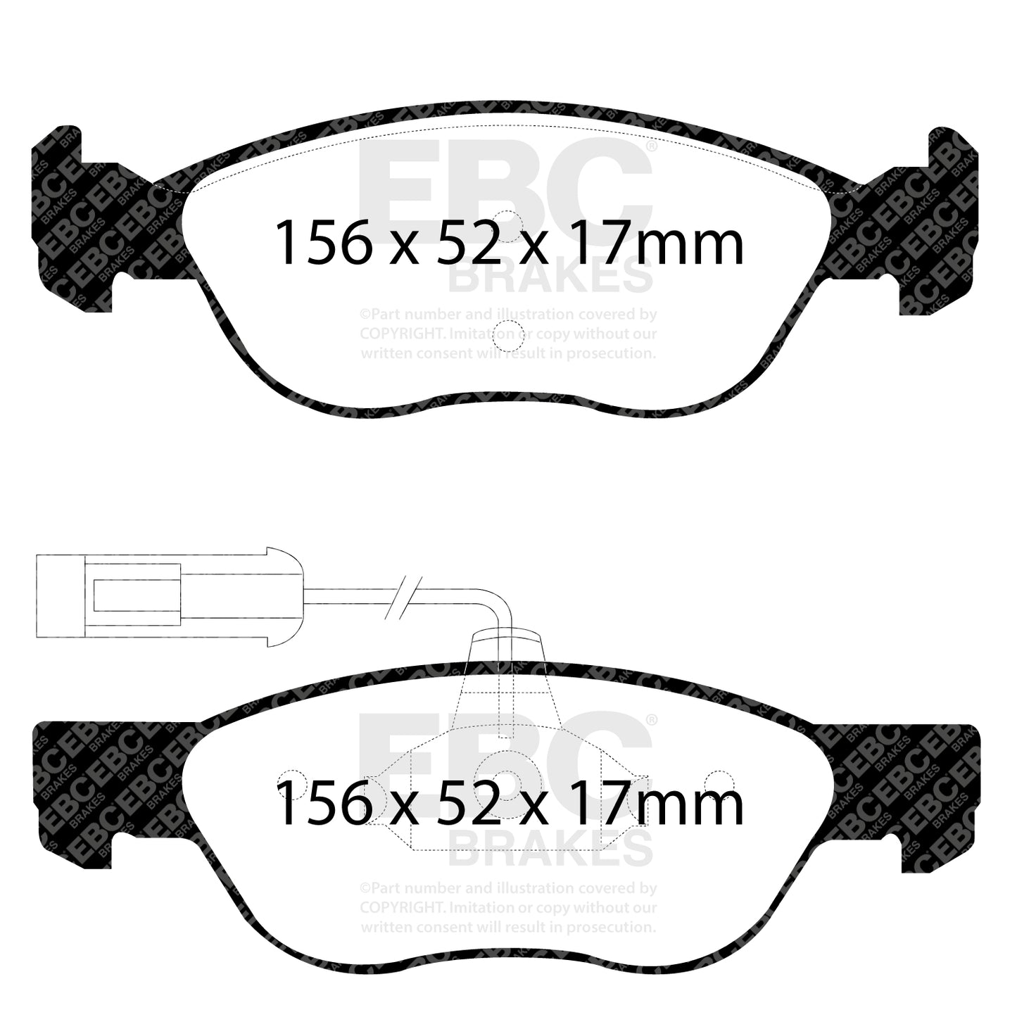 EBC Ultimax OE Replacement Brake Pad Set (DP1060)