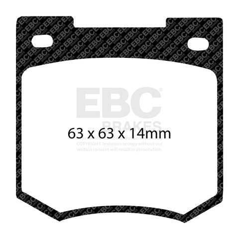 EBC Greenstuff 2000 Series Sport Brake Pad Set (DP2106)