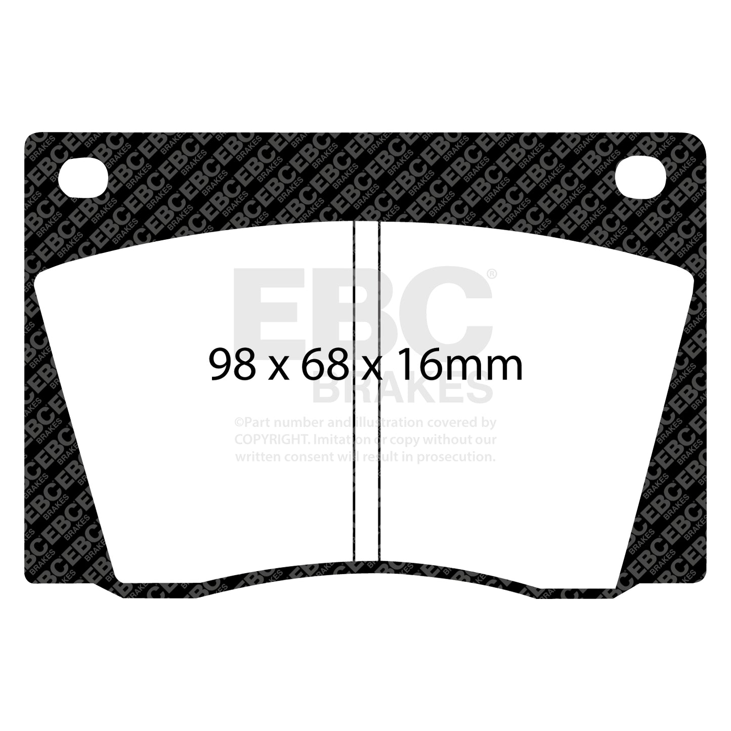 EBC Ultimax OE Replacement Brake Pad Set (DP108)