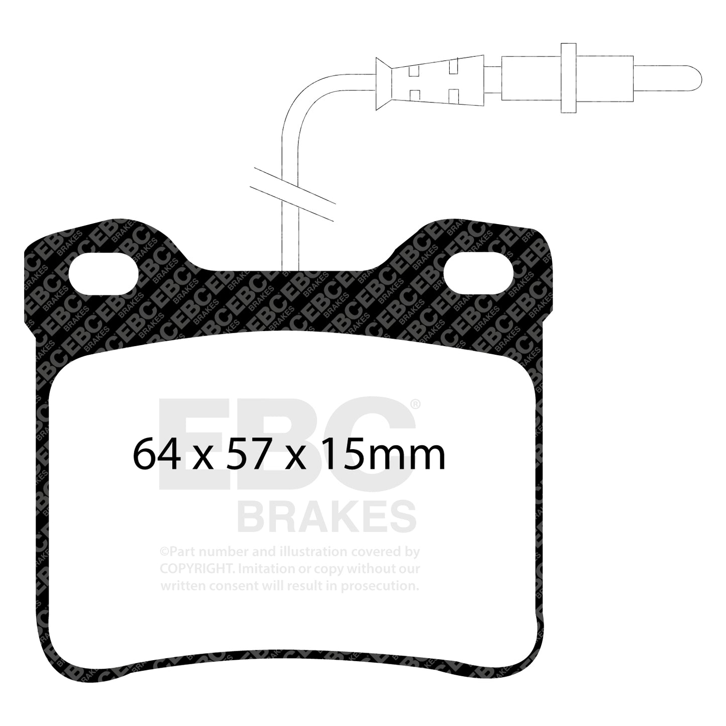 EBC Ultimax OE Replacement Brake Pad Set (DP1090)