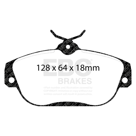 EBC Ultimax OE Replacement Brake Pad Set (DP1095)