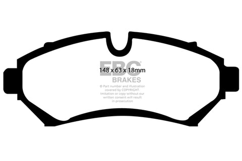 EBC Ultimax OE Replacement Brake Pad Set (DP1100/2)