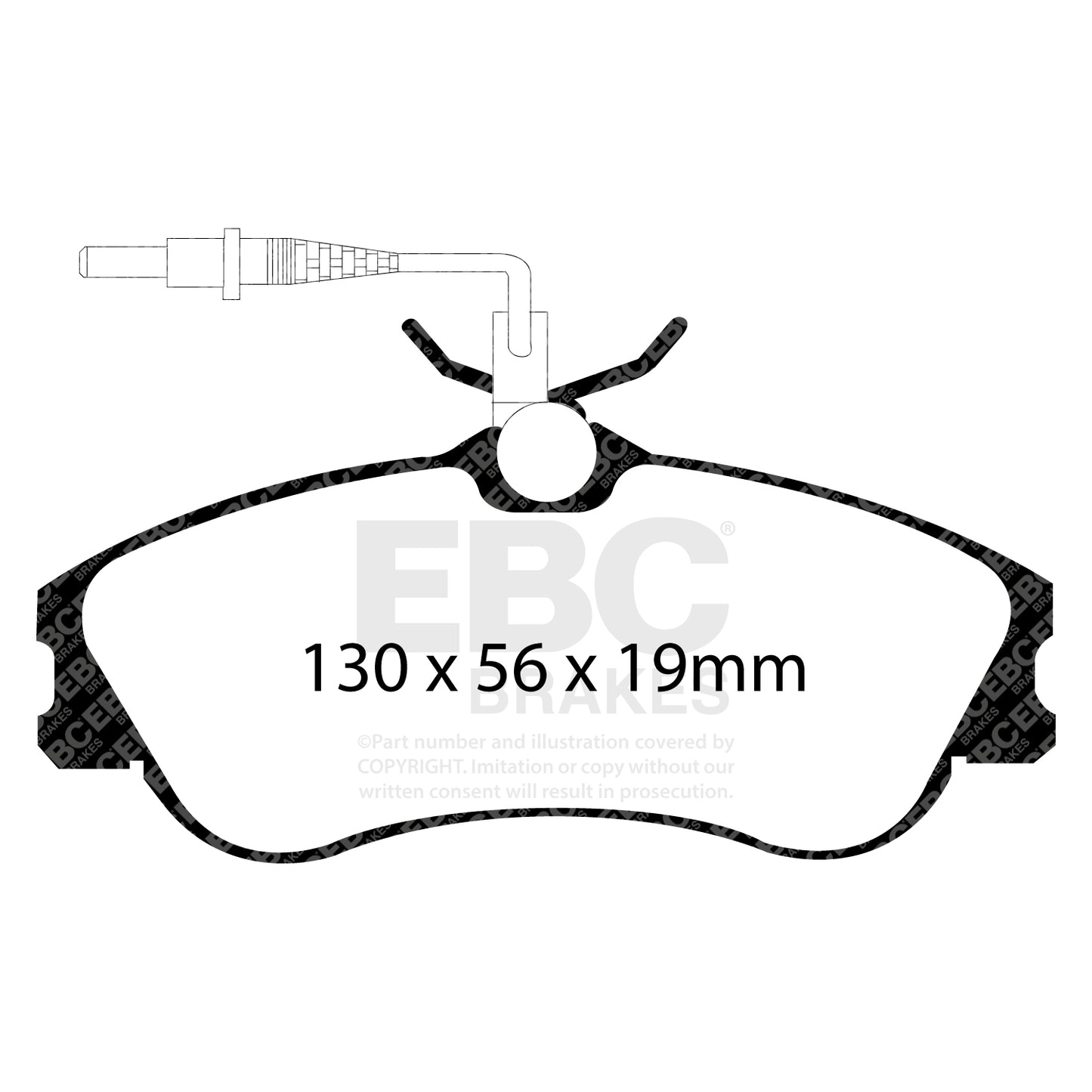 EBC Ultimax OE Replacement Brake Pad Set (DP1104)