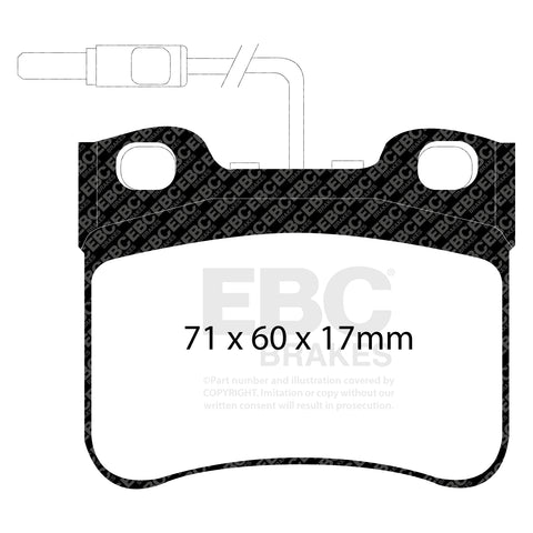 EBC Ultimax OE Replacement Brake Pad Set (DP1111)