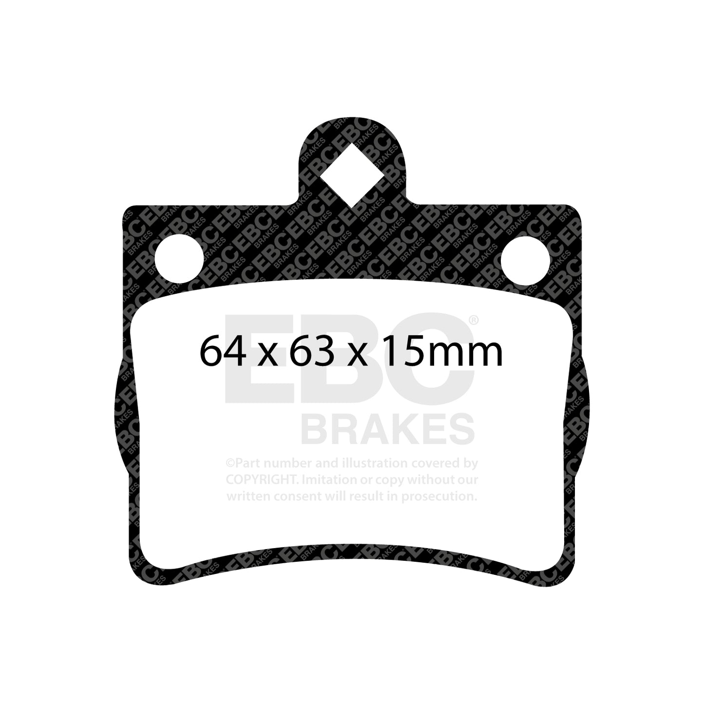 EBC Ultimax OE Replacement Brake Pad Set (DP1135)