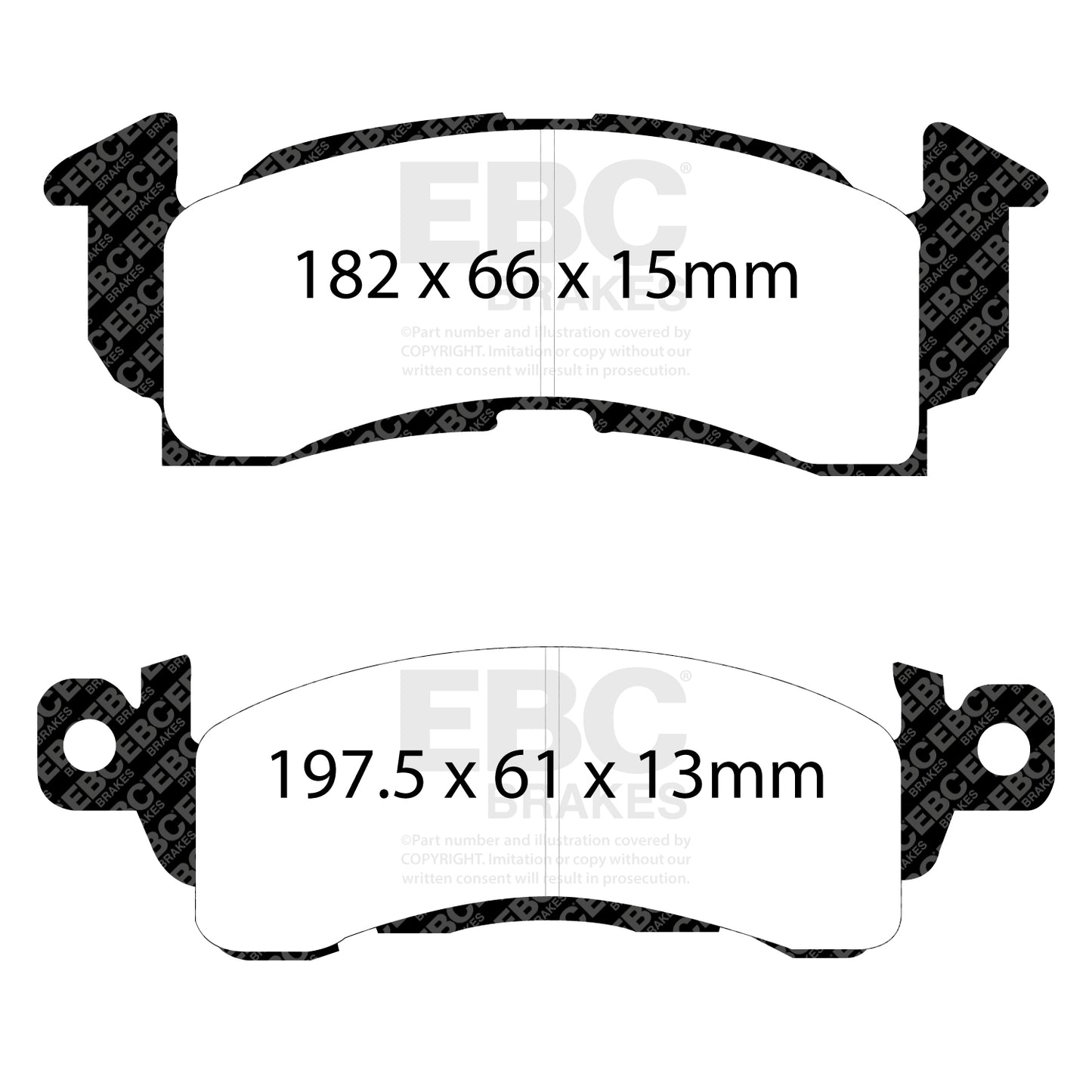 EBC Ultimax OE Replacement Brake Pad Set (DP1145)