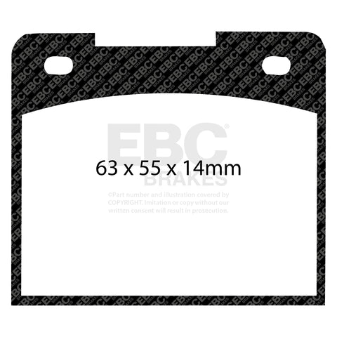 EBC Ultimax OE Replacement Brake Pad Set (DP114)