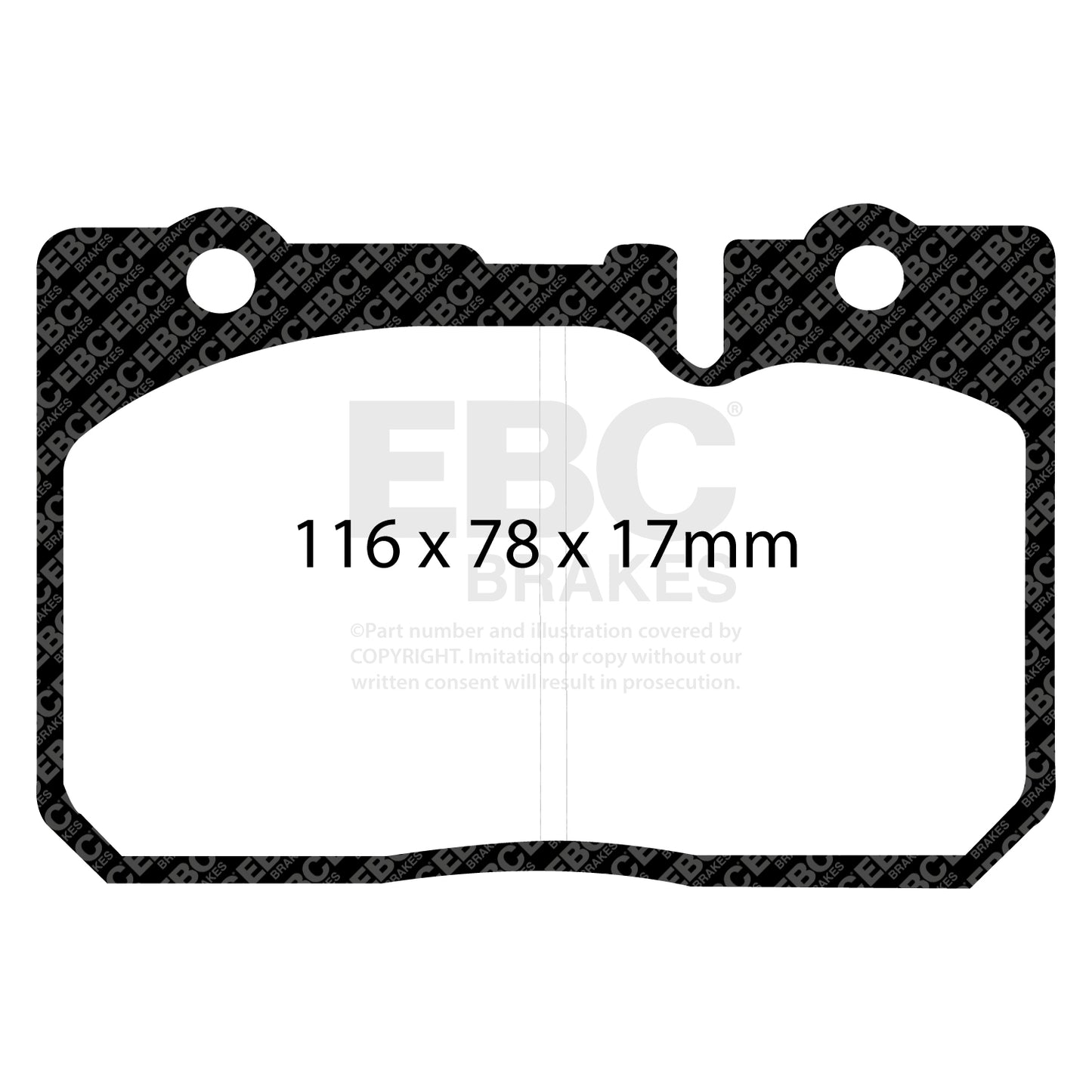 EBC Ultimax OE Replacement Brake Pad Set (DP1154)