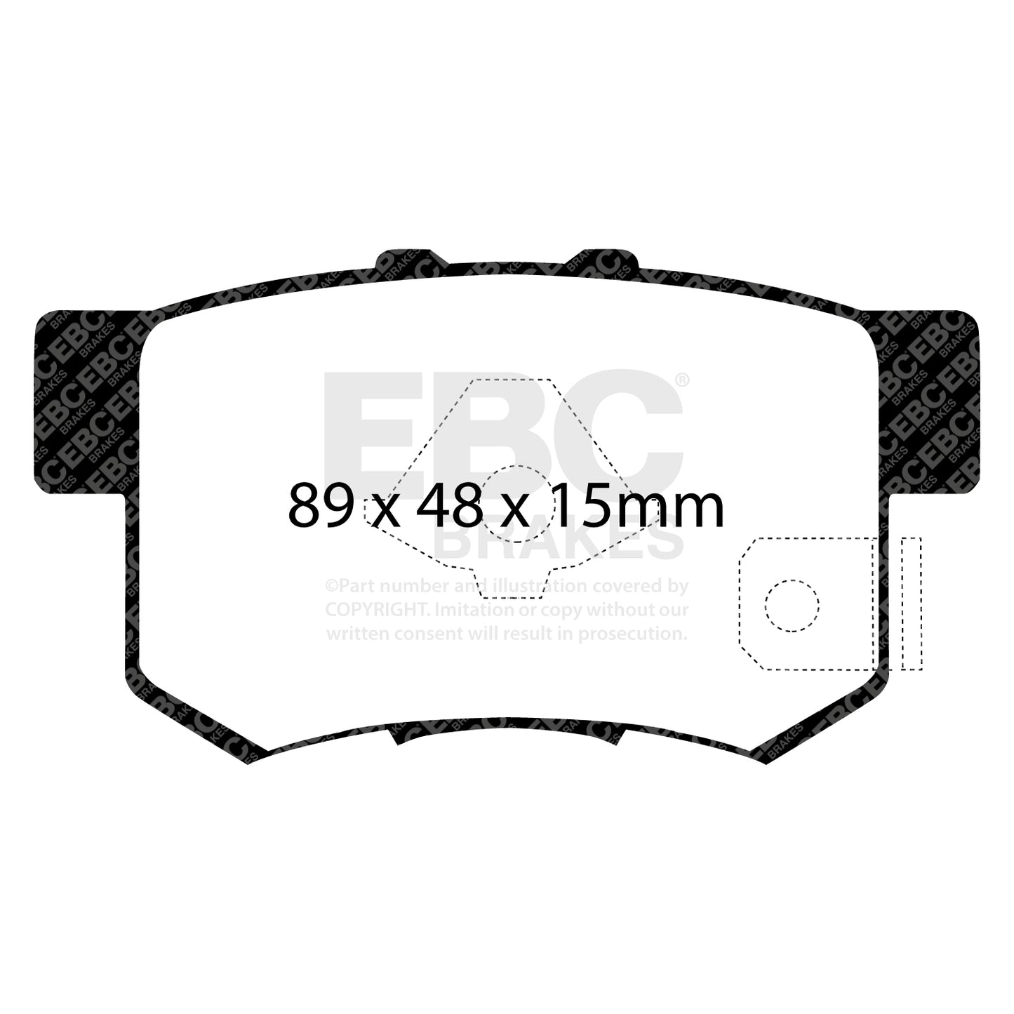 EBC Ultimax OE Replacement Brake Pad Set (DP1193/2)