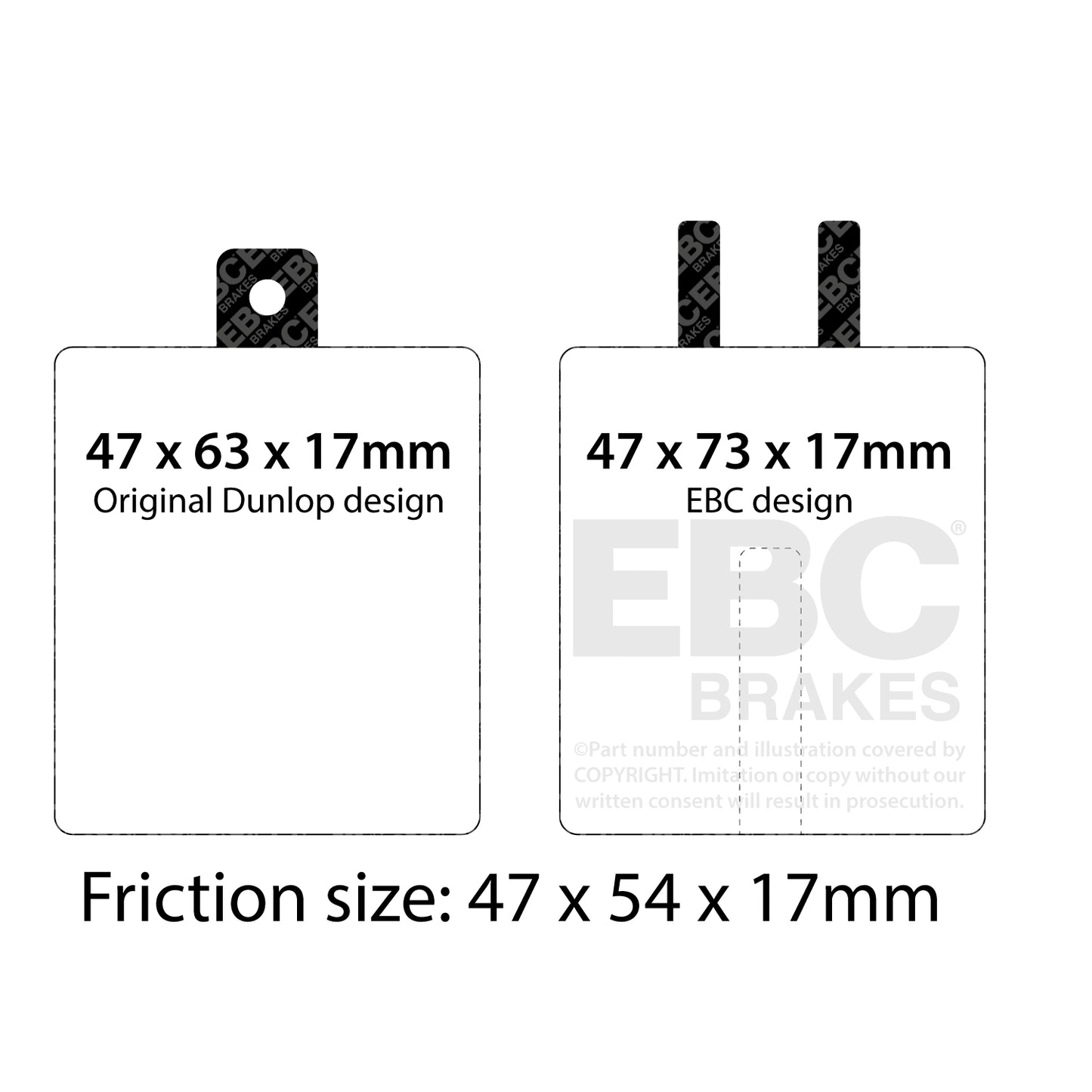 EBC Bluestuff NDX Trackday Brake Pad Set (DP5120NDX)