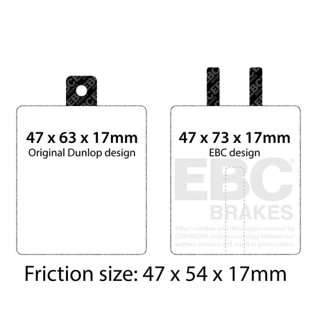 EBC Greenstuff 2000 Series Sport Brake Pad Set (DP2120)