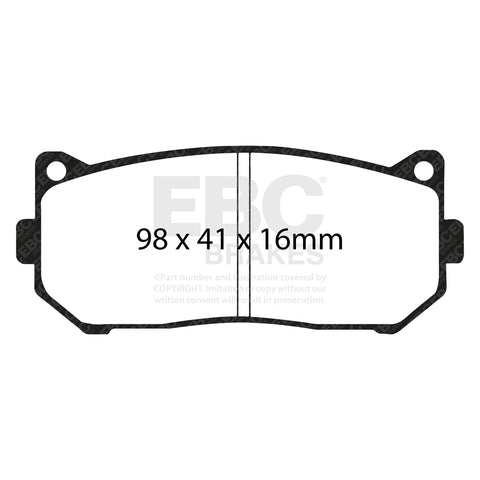 EBC Ultimax OE Replacement Brake Pad Set (DP1235)