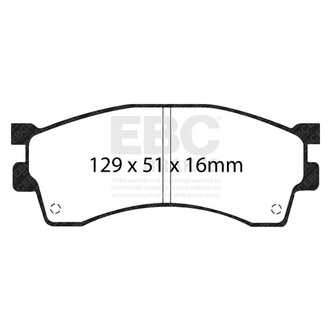 EBC Ultimax OE Replacement Brake Pad Set (DP1236)