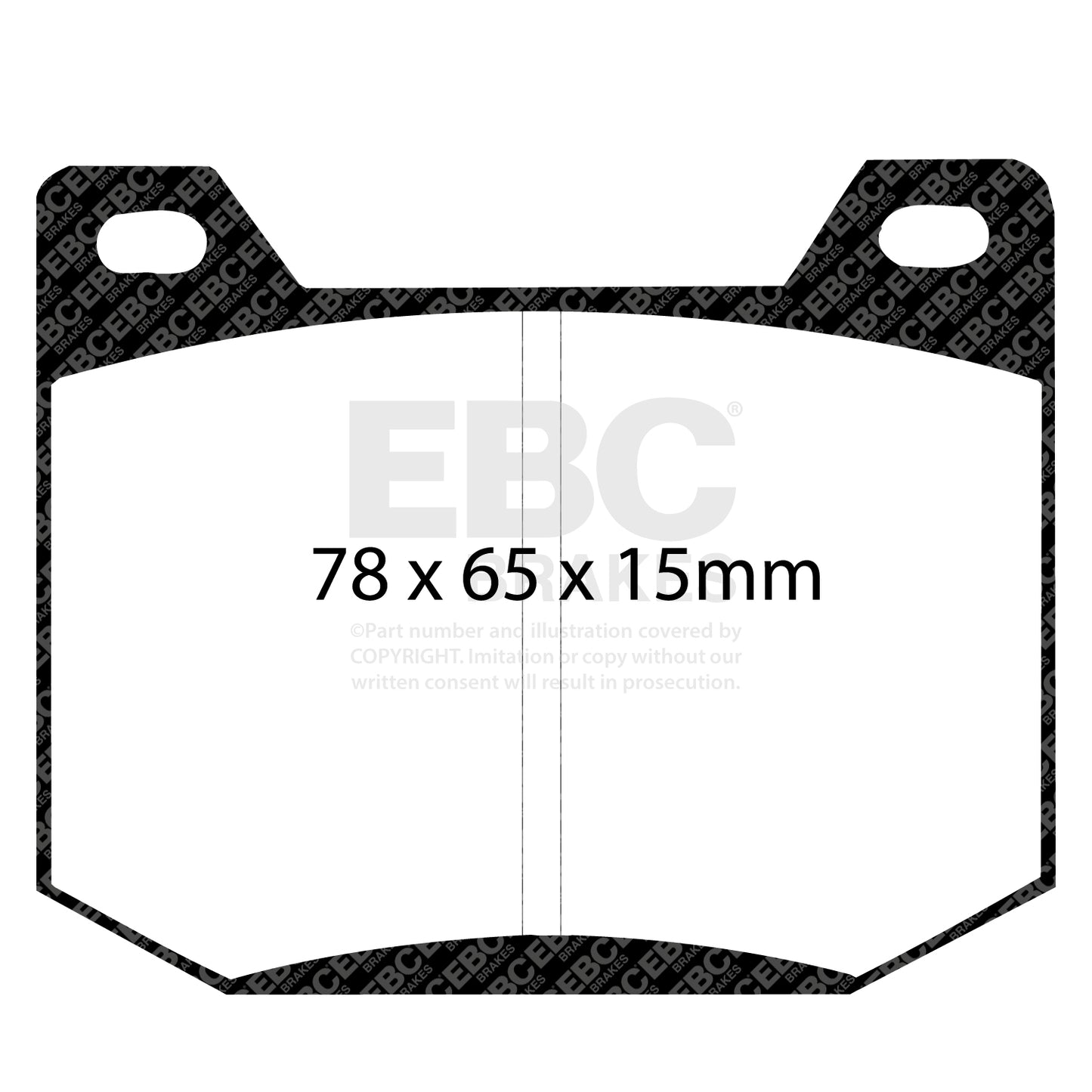 EBC Ultimax OE Replacement Brake Pad Set (DP123/2)