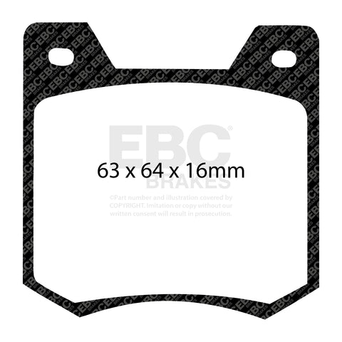 EBC Ultimax OE Replacement Brake Pad Set (DP124)