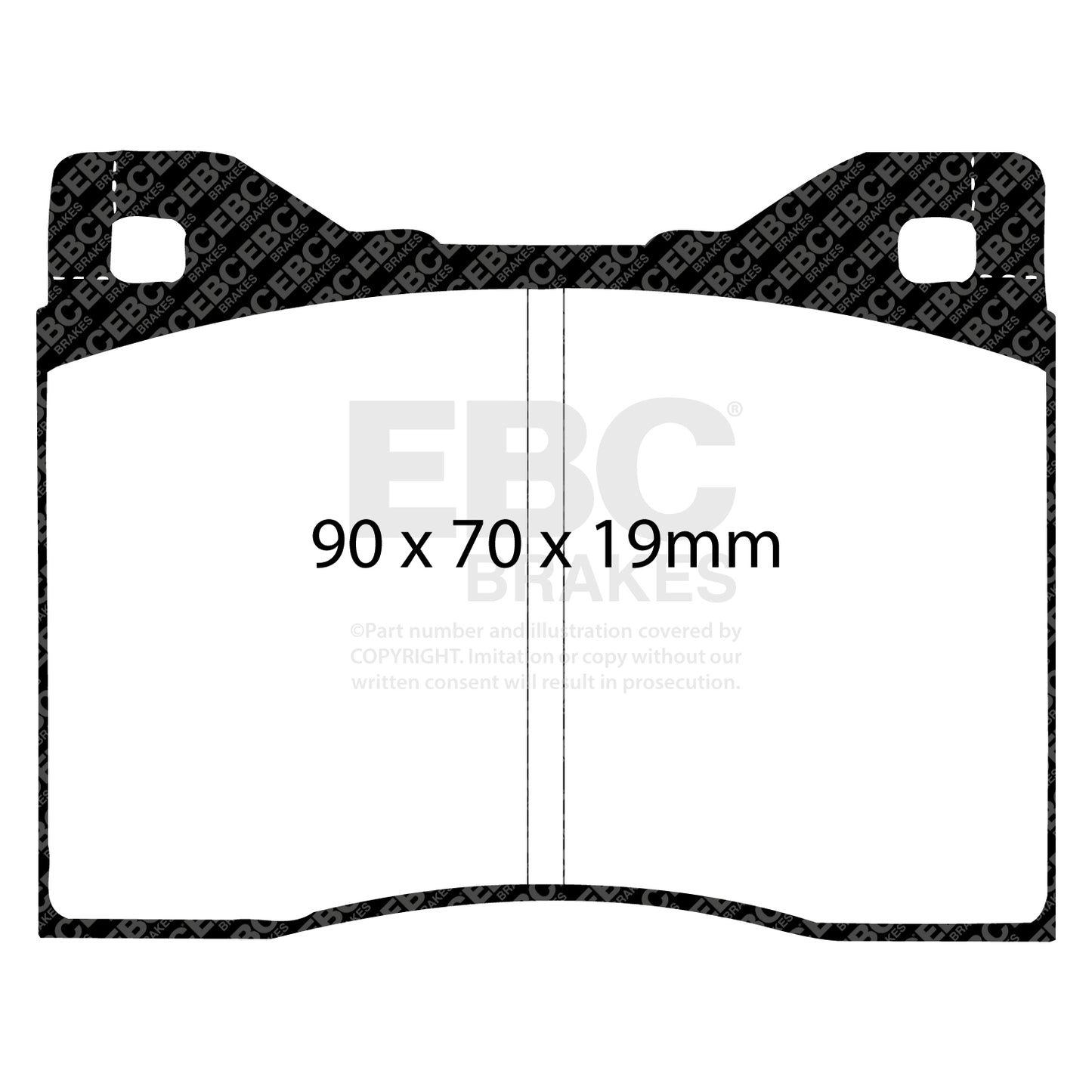 EBC Ultimax OE Replacement Brake Pad Set (DP125/2)