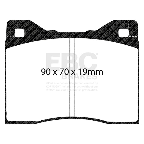 EBC Ultimax OE Replacement Brake Pad Set (DP125/2)