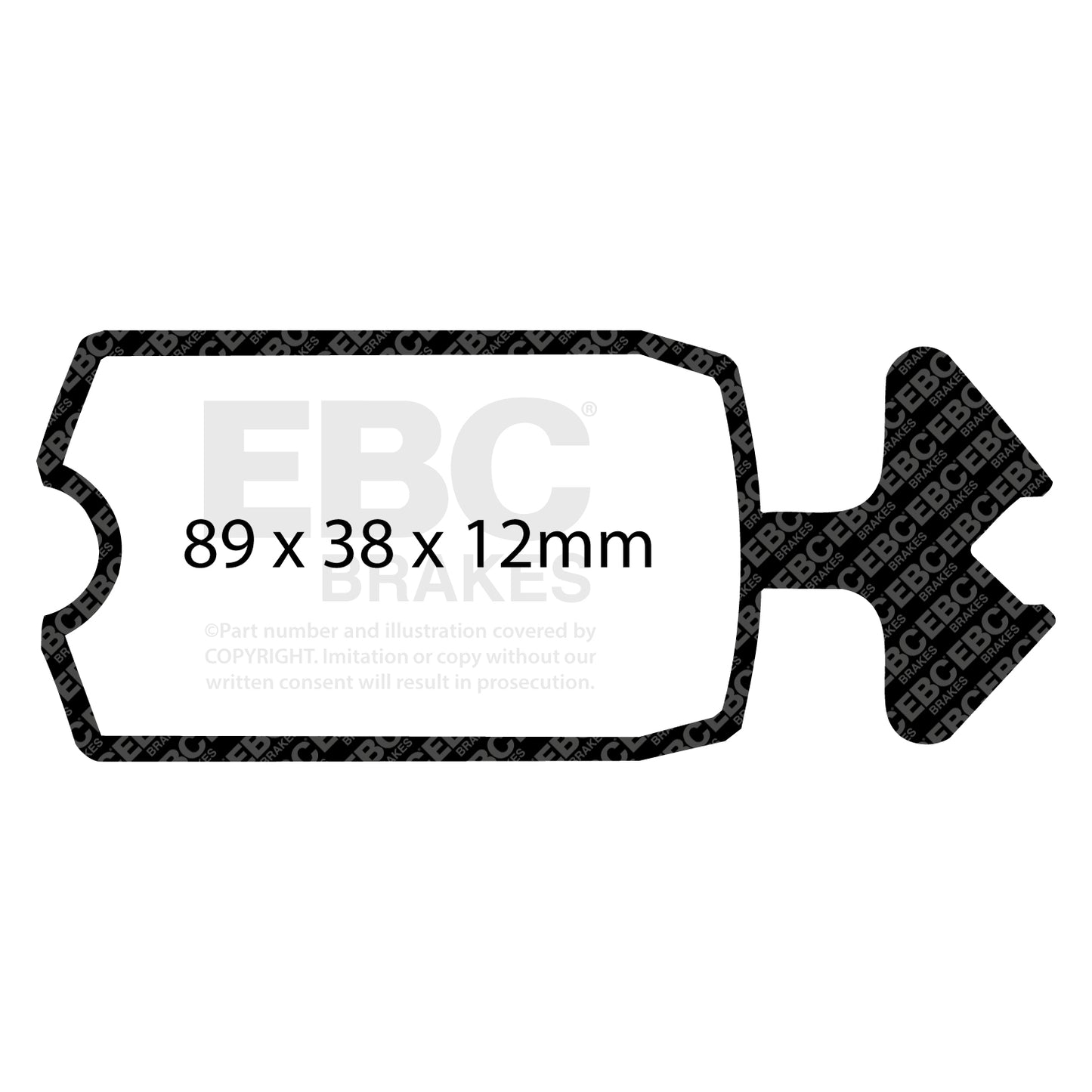 EBC Ultimax OE Replacement Brake Pad Set (DP131)