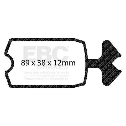 EBC Ultimax OE Replacement Brake Pad Set (DP131)