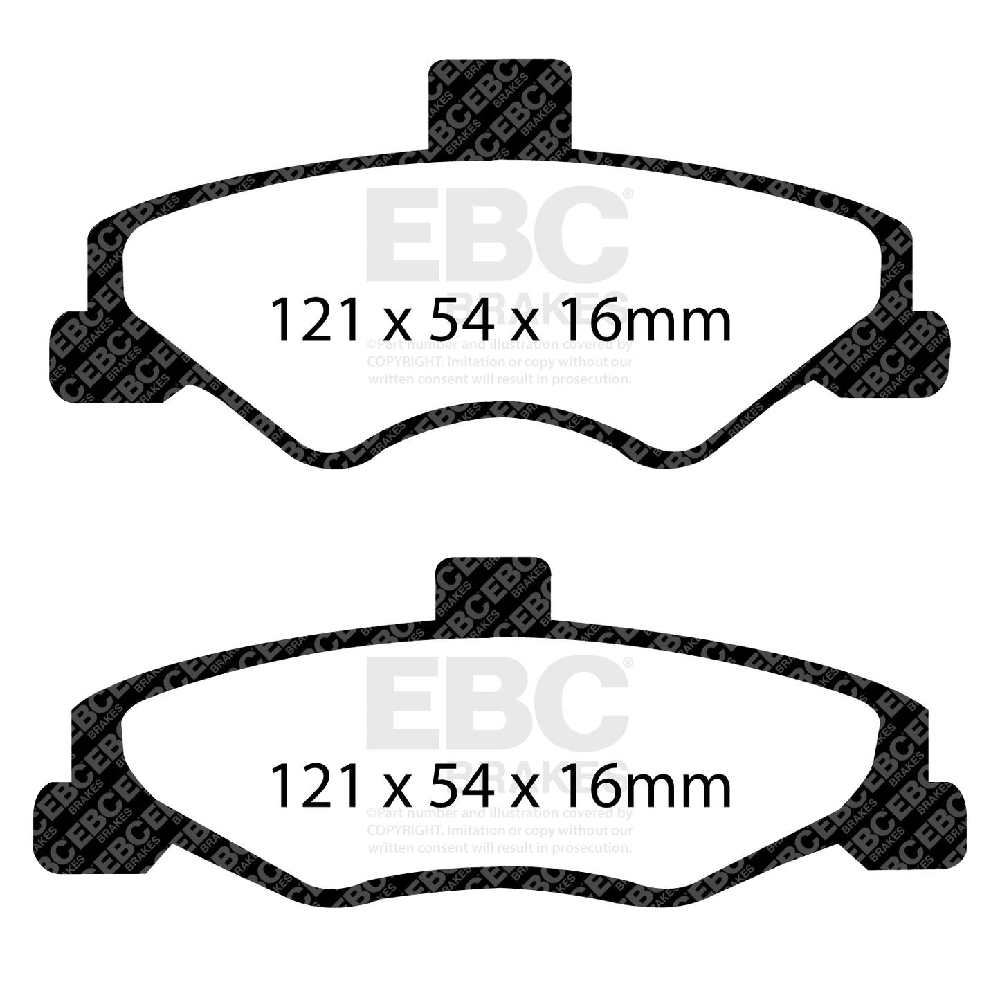 EBC Ultimax OE Replacement Brake Pad Set (DP1323)