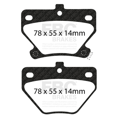 EBC Ultimax OE Replacement Brake Pad Set (DP1326)