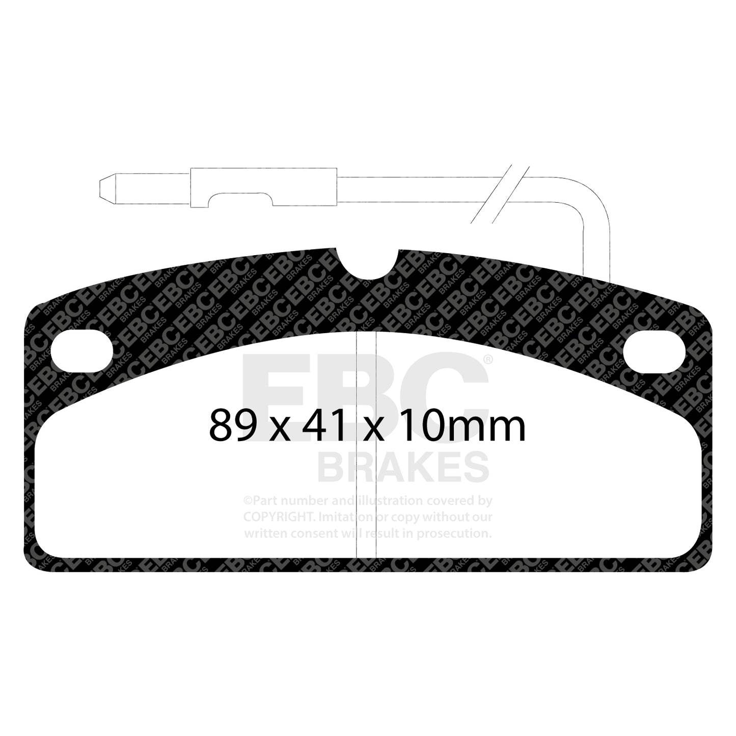 EBC Ultimax OE Replacement Brake Pad Set (DP1342)