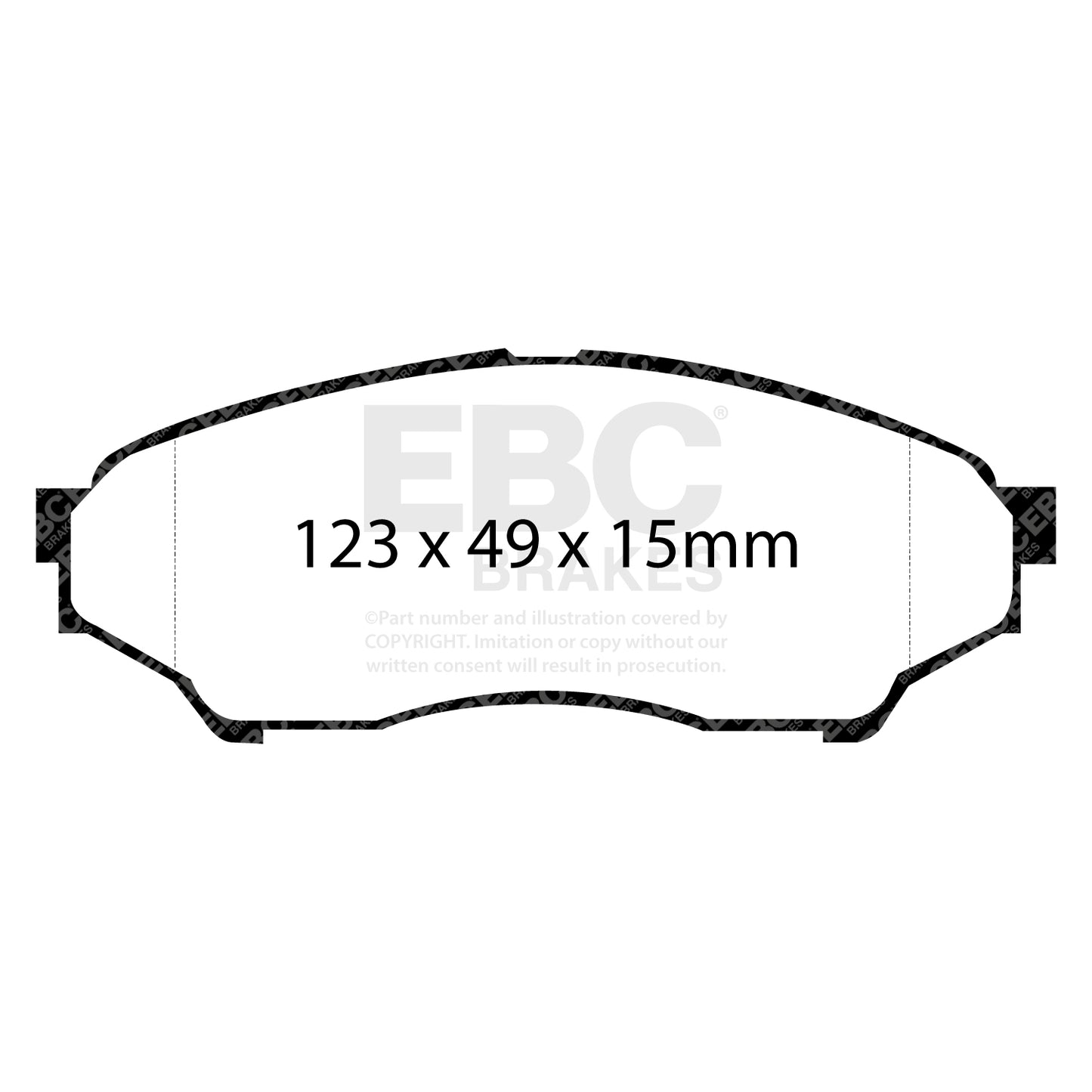 EBC Greenstuff 6000 Series Truck and SUV Brake Pad Set (DP61347)