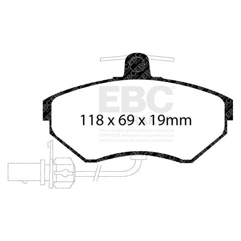 EBC Ultimax OE Replacement Brake Pad Set (DP1351)