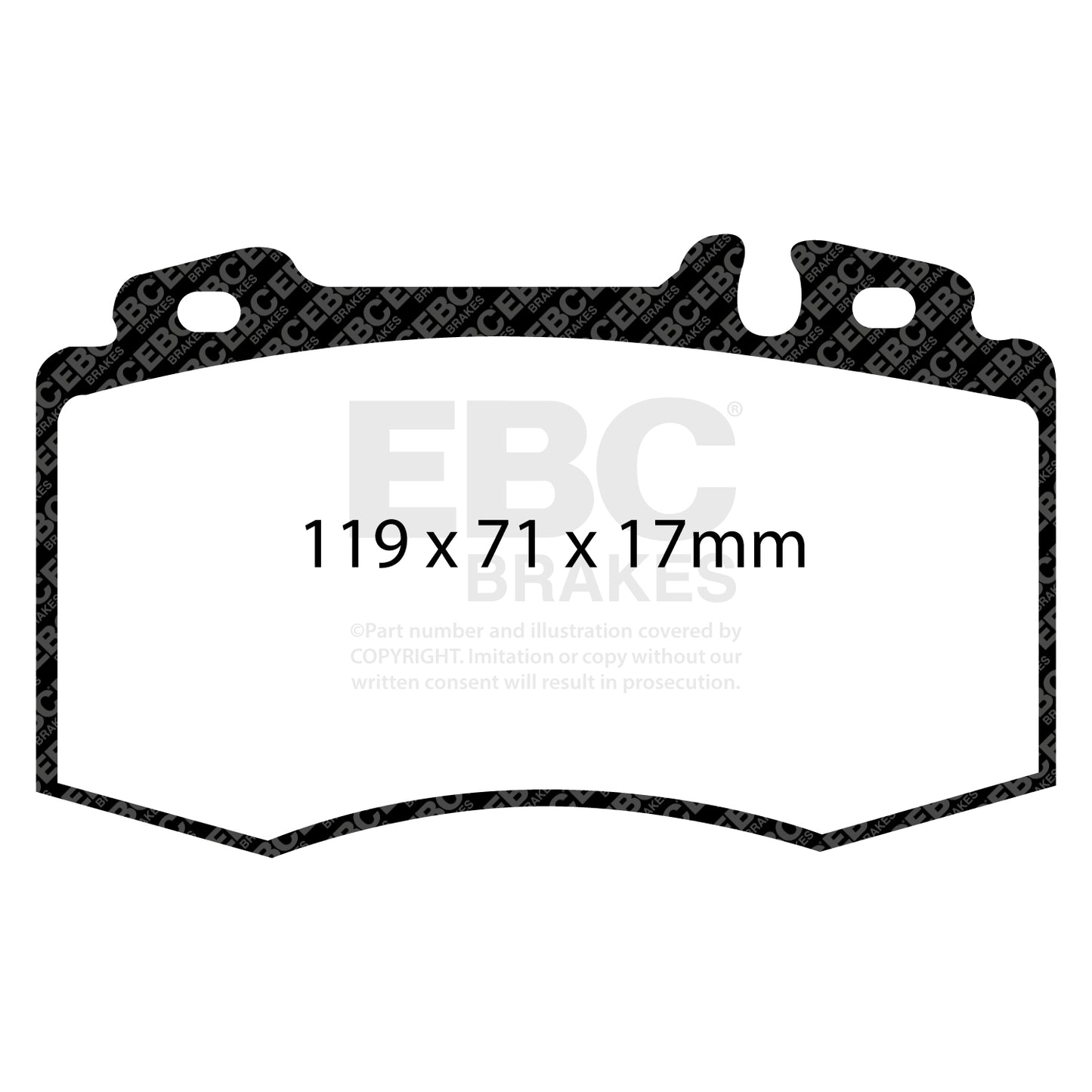 EBC Ultimax OE Replacement Brake Pad Set (DP1363)