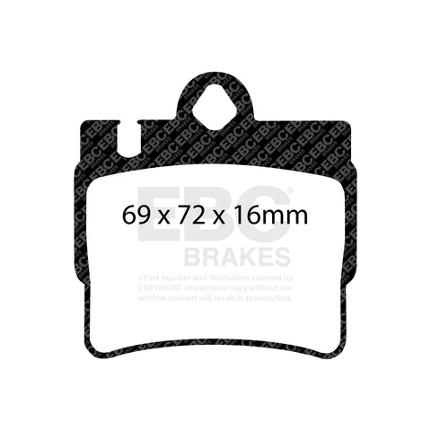 EBC Greenstuff 2000 Series Sport Brake Pad Set (DP21364)