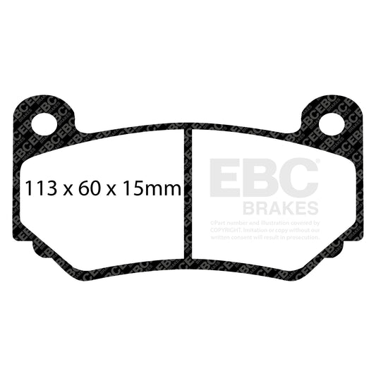 EBC Redstuff 3000 Series Sport Brake Pad Set (DP31377C)