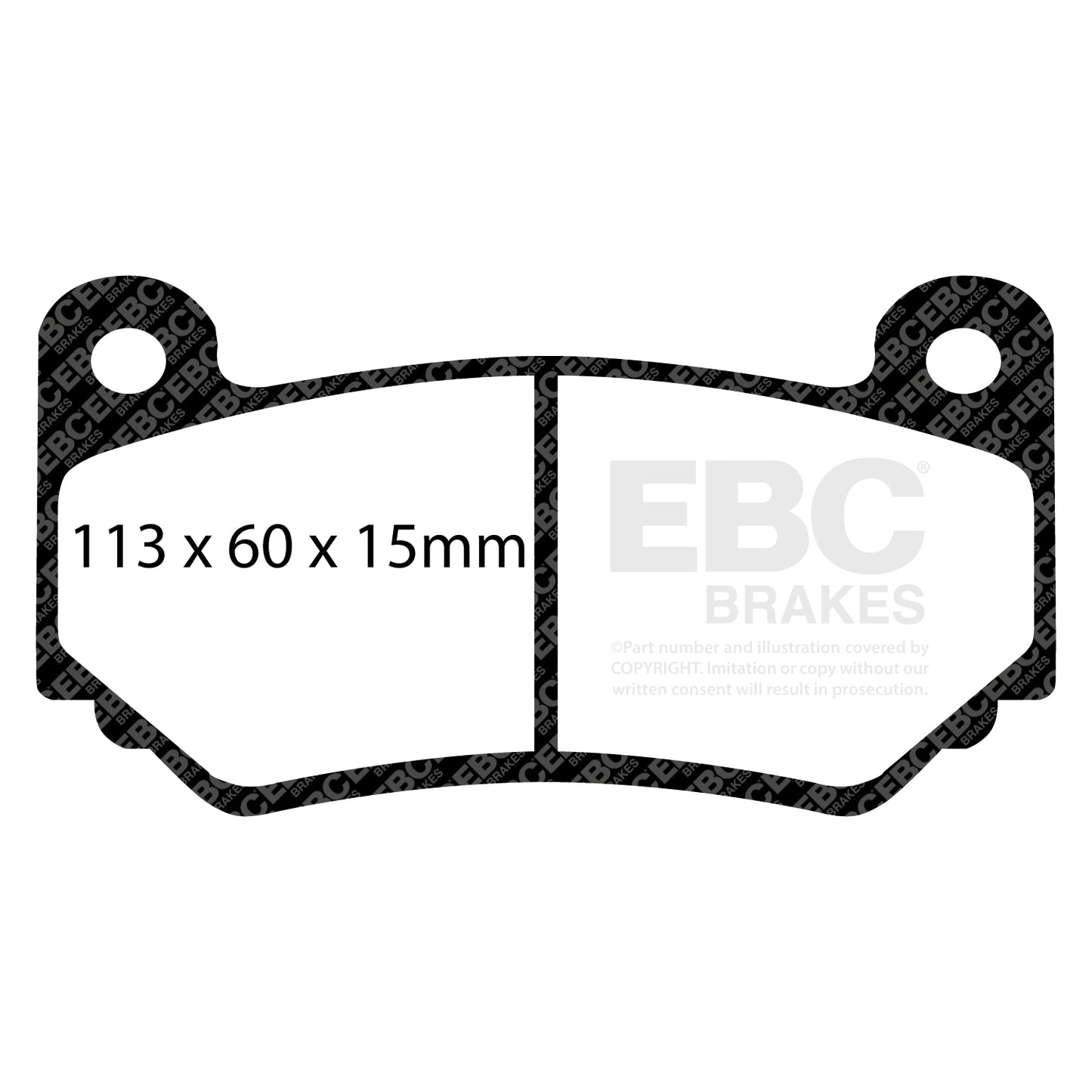 EBC Ultimax OE Replacement Brake Pad Set (DP1377)