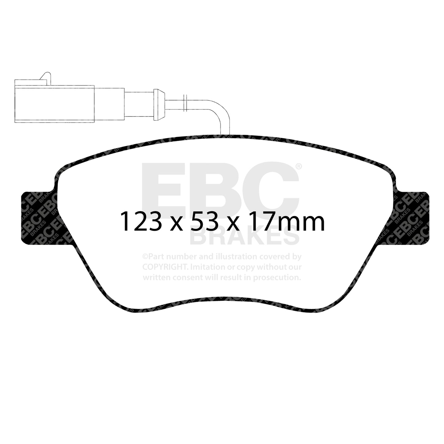 EBC Greenstuff 2000 Series Sport Brake Pad Set (DP21384)