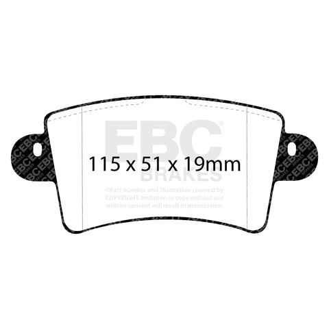 EBC Ultimax OE Replacement Brake Pad Set (DP1385)