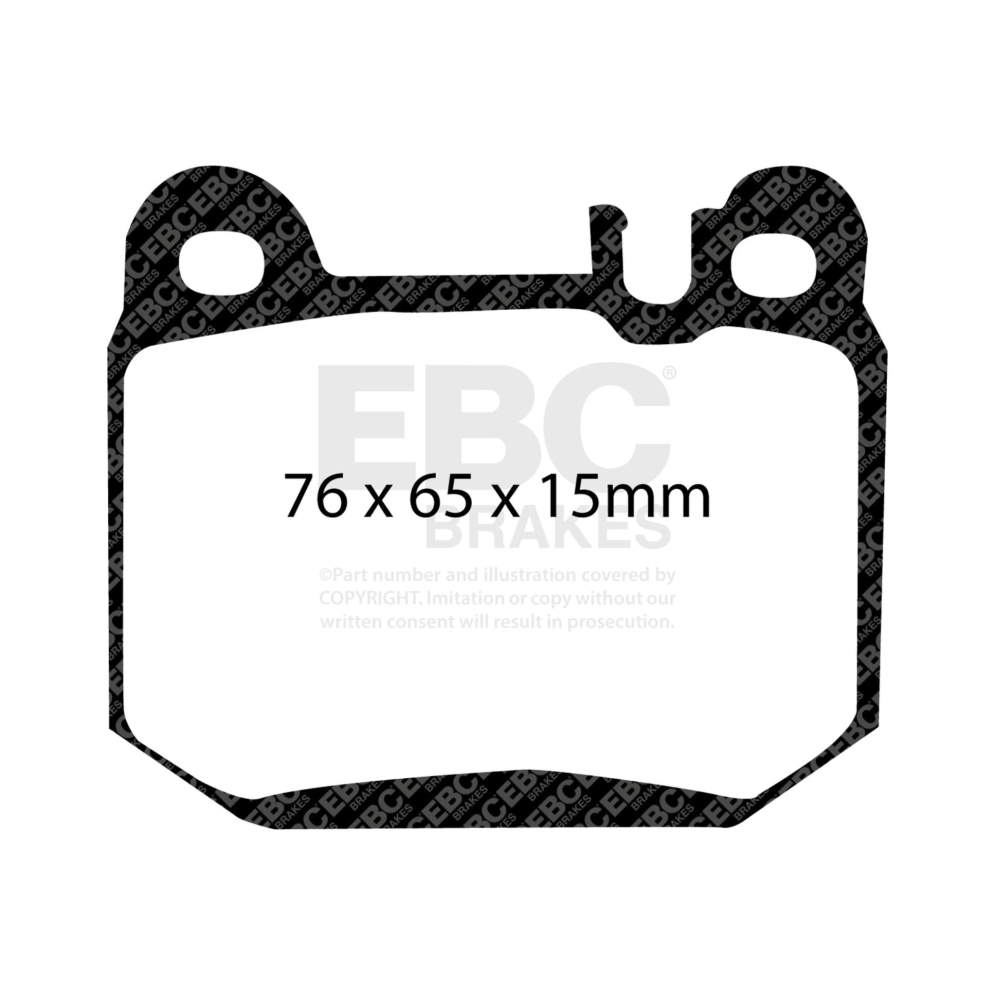 EBC Ultimax OE Replacement Brake Pad Set (DP1395)