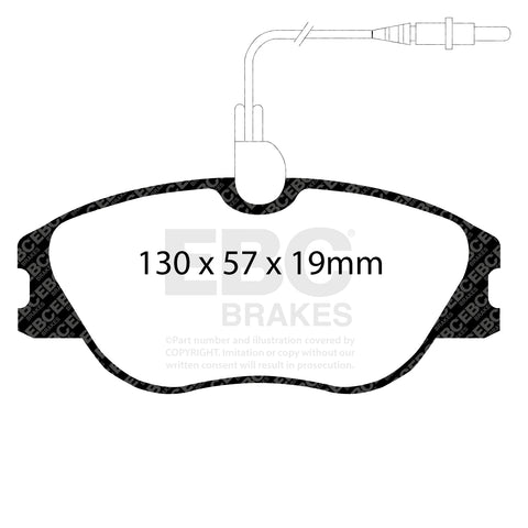 EBC Ultimax OE Replacement Brake Pad Set (DP1396)