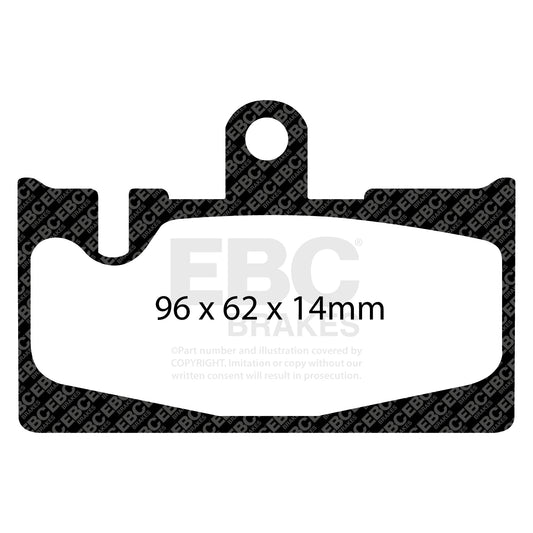 EBC Redstuff 3000 Series Sport Brake Pad Set (DP31397C)