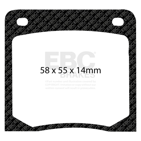 EBC Ultimax OE Replacement Brake Pad Set (DP139)